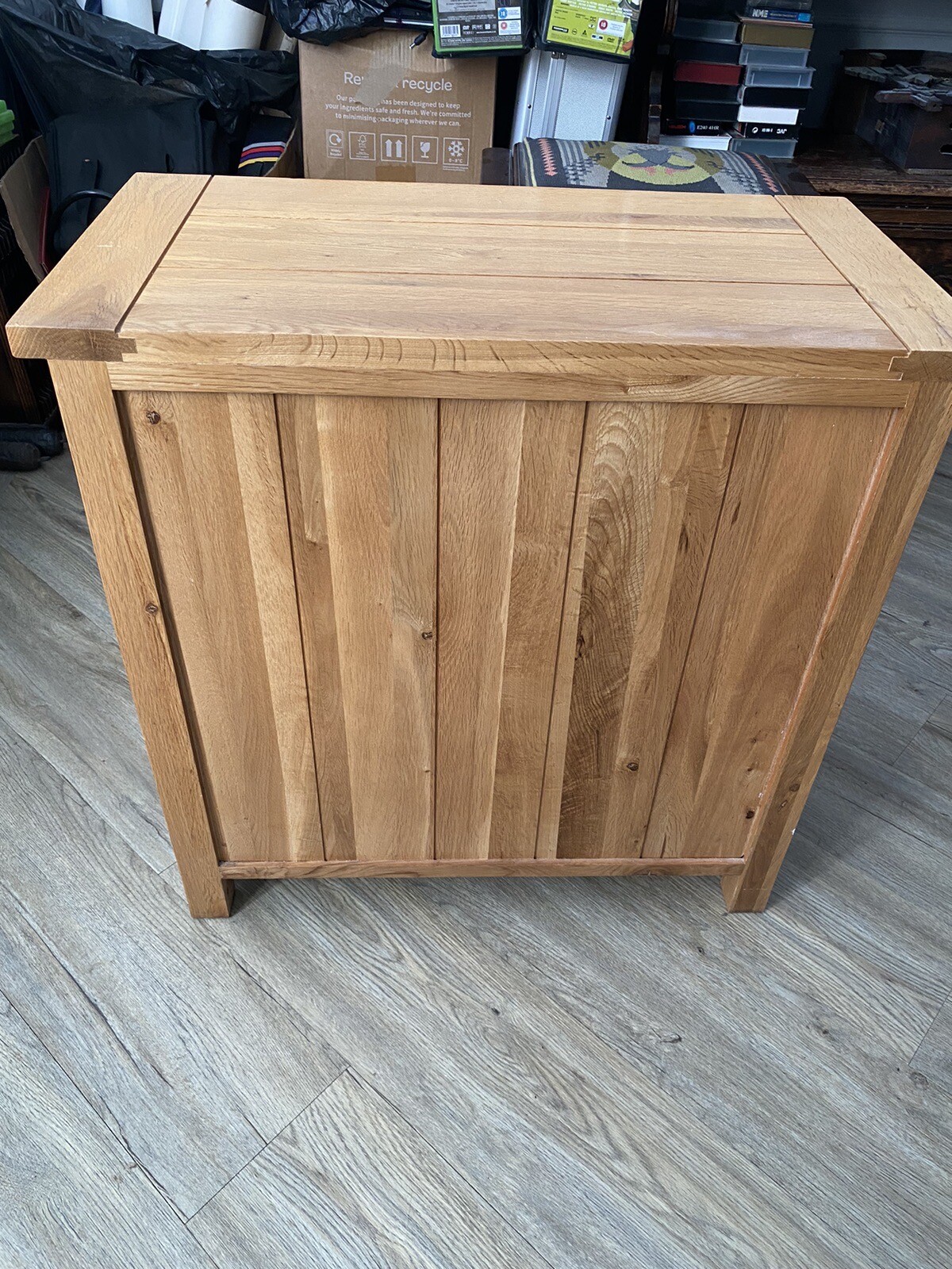 solid oak cd storage eBay