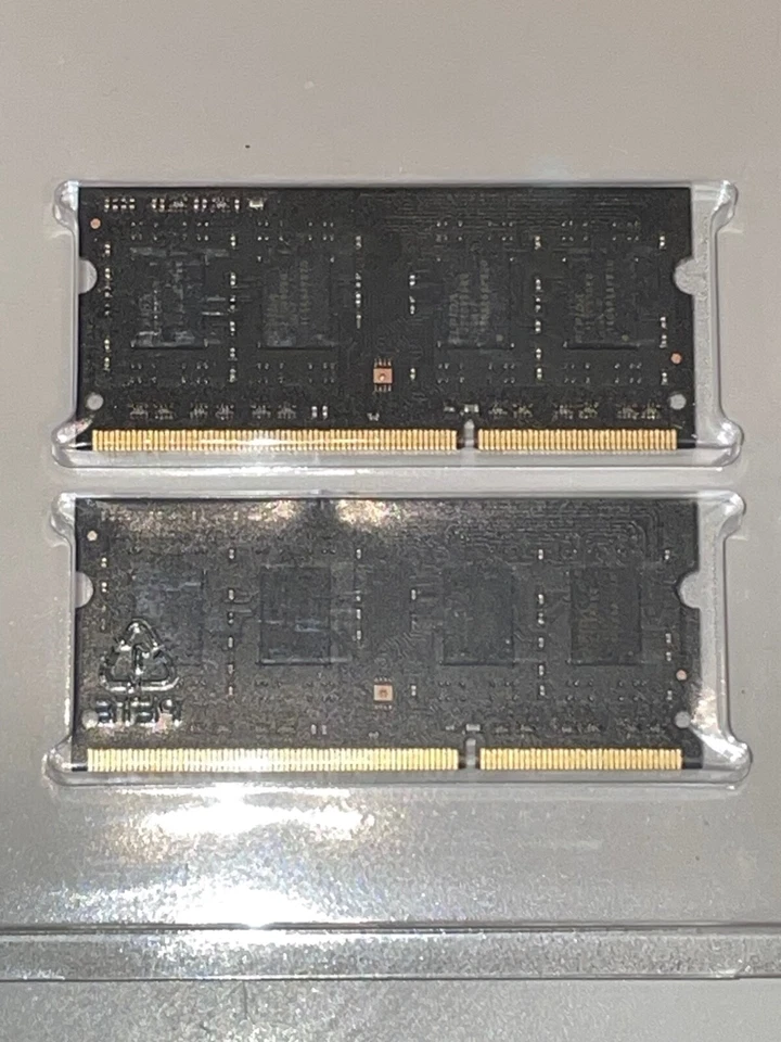 Lot of Two (2) Elpida 2GB 1Rx8 PC3-12800S-11-10-B2 RAM EBJ20UF8BDU5-GN-F 1600MHz - Image 2 of 2