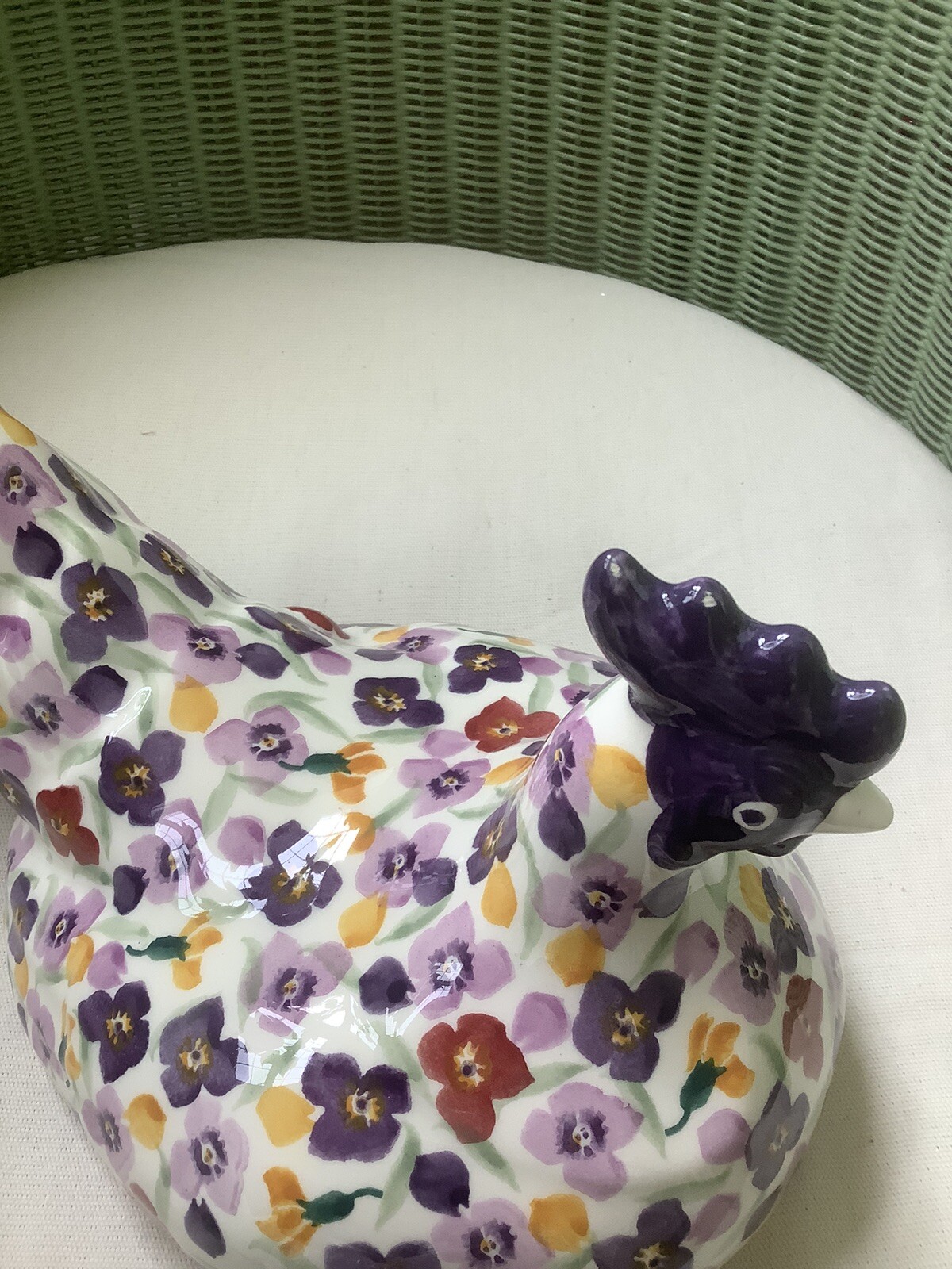 Emma Bridgewater Sample Tiny Wallflowers Hen On Nest. eBay