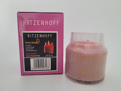 Ritzenhoff Petty Shade 2009 Duftkerze 'Juicy Peach' OVP