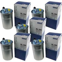 5X Mahle / Knecht Kraftstofffilter KL 792 Fuel Filter