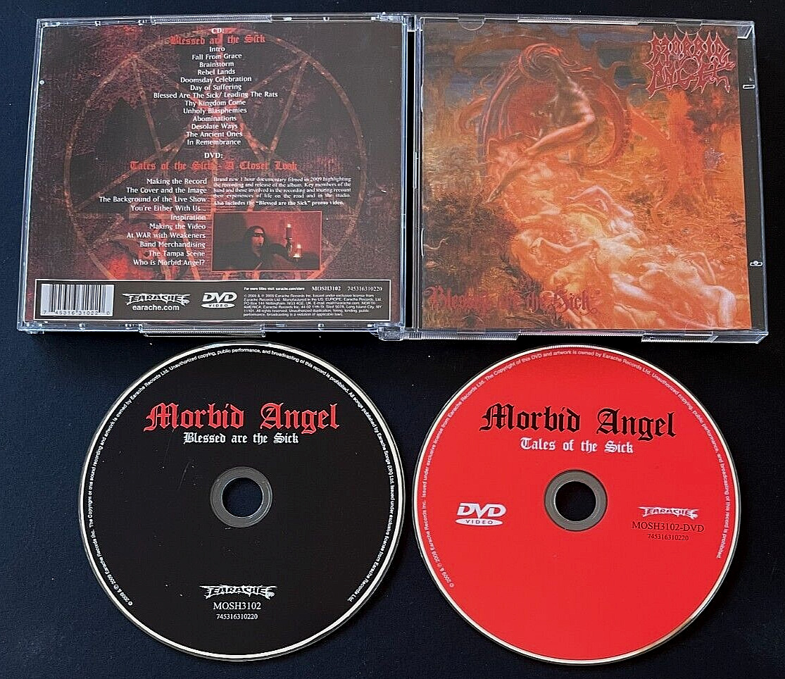 MORBID ANGEL Blessed Are The Sick CD + DVD DECIDE Cannibal Corpse SIX FEET UNDER
