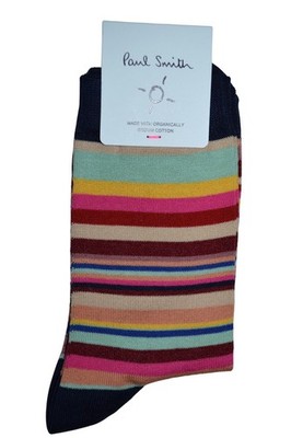 Paul Smith Mainline Damen Whoopi Streifen Socken 1 Paar Neu