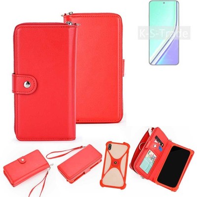2in1 Hülle Portemonnee für Realme P3 Pro 5G Schutzhülle Case Handyhülle rot
