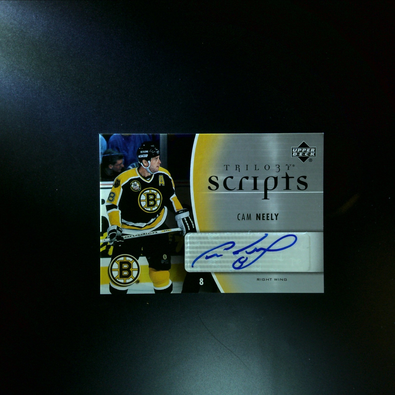 2006-07 Upper Deck Trilogy - Scripts Cam Neely #TS-CN (AU)