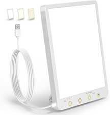 10000 Lux Light Therapy Lamp - Full Spectrum Therapy Light, 3 Color Temperature