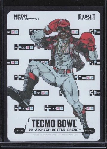 2026 Battle Arena Tecmo Bowl Neon Deion Sanders Sore Thumb Battlefoil SP