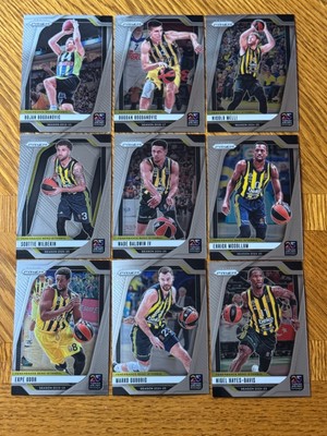 2024-25 Panini Prizm EuroLeague Base (9) Fenerbahce Beko Istanbul