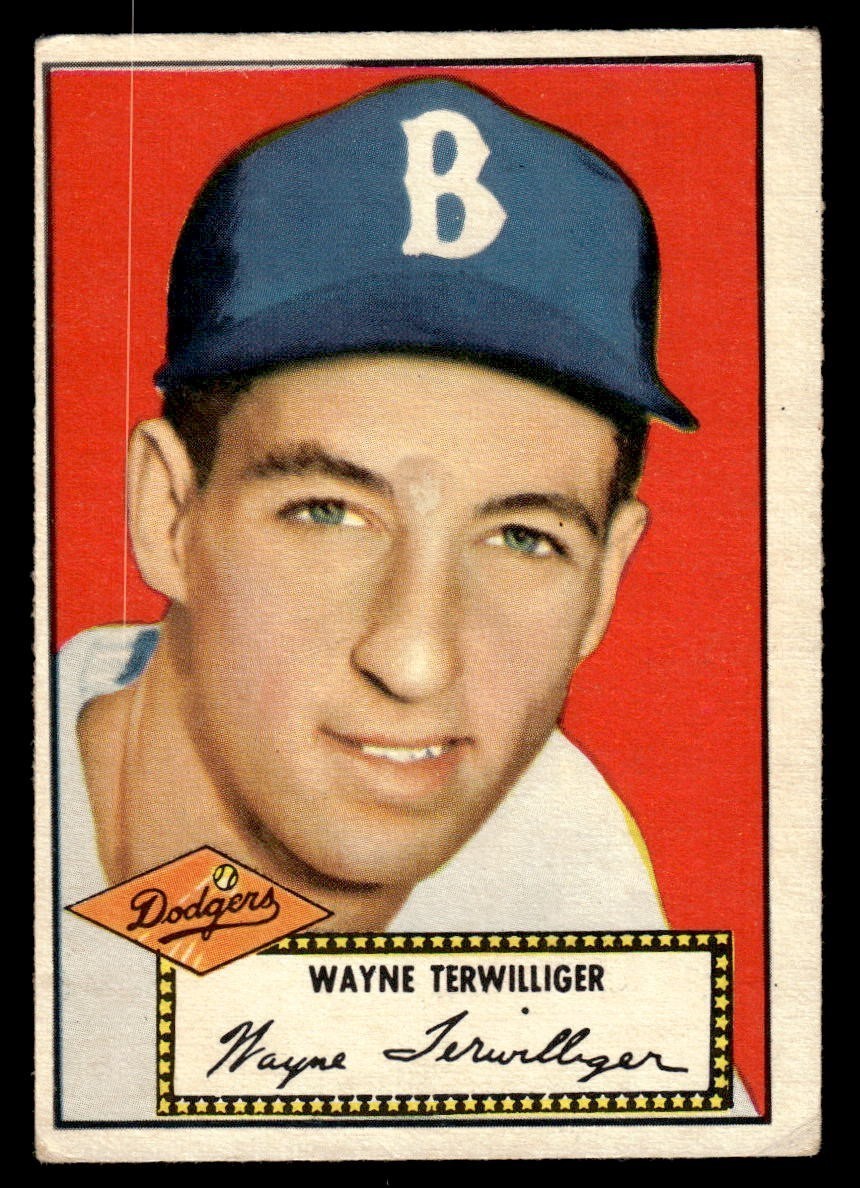 1952 Topps Baseball #7 Wayne Terwilliger GD *n1