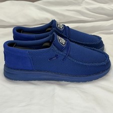 Hey Dude Wally Youth Funk Mono True Blue Slip On Shoes Loafers  Youth Size Y3