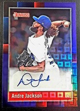 2022 Panini Donruss Optic - Retro 1988 Signatures Andre Jackson #R88S-AJ Red...