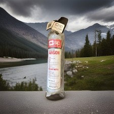 SIP Bombola Gas Argon Puro Monouso 390g Tutto TIG & MIG Alluminio Saldatura