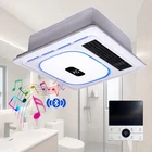 4-in-1 Smart Bathroom Exhaust Fan –1800W Dual Heater +Vent +Light +Music 180CFM