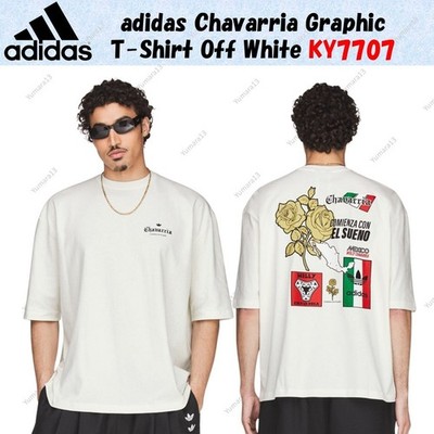 adidas Chavarria Graphic T-Shirt Off White KY7707 Japan Gr.
