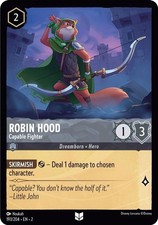 Robin Hood - Capable Fighter 193/204 Rise of the Floodborn Uncommon NM Lorcana