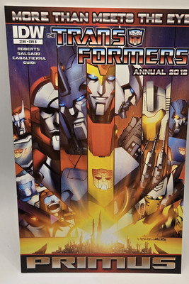 IDW Transformers More Than Meets The Eye Annual Primus 2012 Cover B