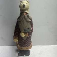 Williraye Studio 1999 Northwoods Santa Fishing Vintage Christmas Figurine WW2352