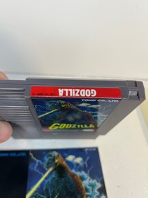 Godzilla: Monster of Monsters! w/ instruction manual Authentic Nintendo NES