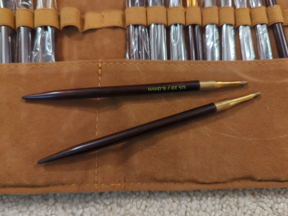 Zen Rosewood Interchangeable Circular Needle Set, 5" Tips, With Case - Image 4 of 4