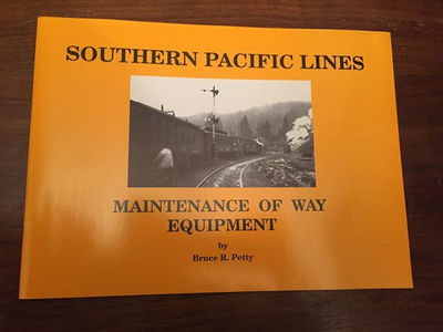 #ad Southern Pacific Lines: Maintenance of Way Equipment $68.34