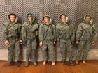 GI Joe 12" Hasbro 4 Action Figures USA Digital/Tiger Camo Lot, Vintage 96 &Later