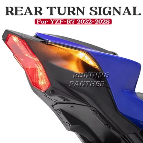 Luces de freno LED integradas con luces intermitentes PARA YAMAHA YZF R7 2022-2025 Foto 2 de 4