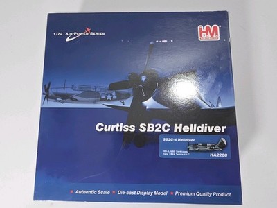 HOBBYMASTER 1:72 CURTISS SB2C HELLDIVER VB-3 USS YORKTOWN 1944 WHITE 114 HA2208