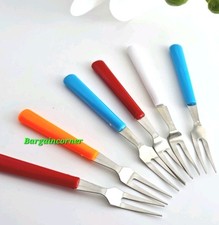 Mini Forks Cake (N) Salad Fruit Cocktail Dessert Food Pick Taster Appetizer Fork