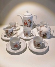 Puppen Geschirr Porzellan Goldrand 1321 Vintage Antik 