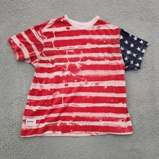 Rocawear Womens T Shirt XL Red White Blue Ame...