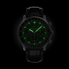 Breitling Navitimer B01 Chronograph 46 Green Dial Watch AB0137241L1P1 5