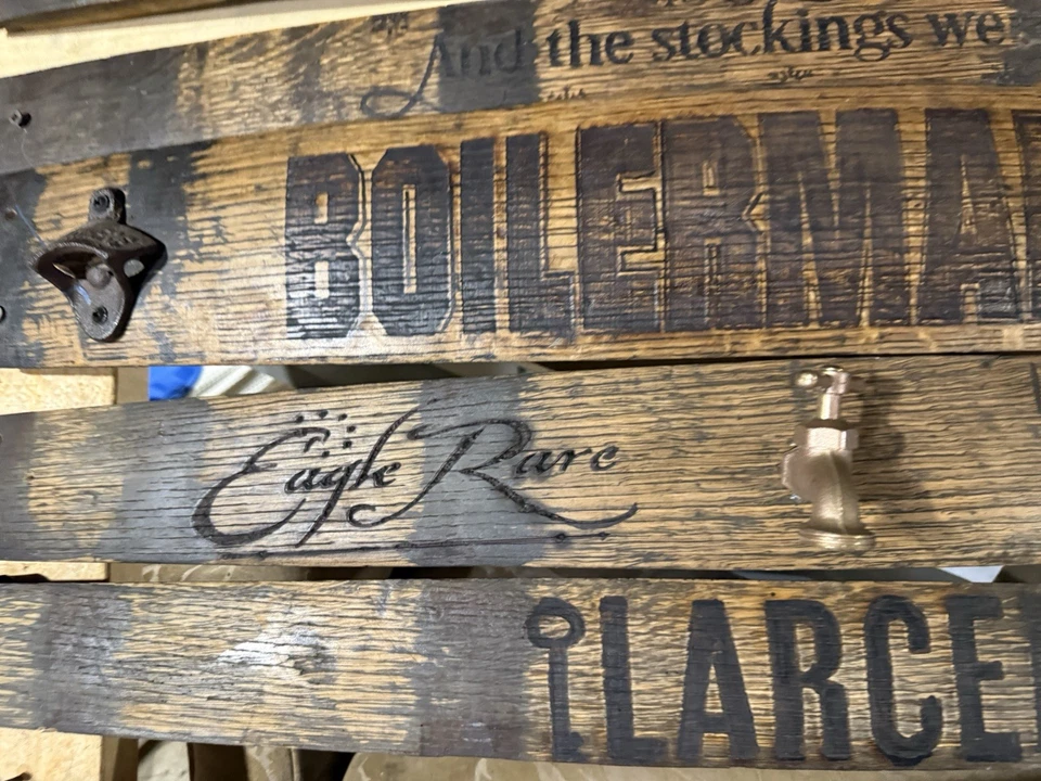 Authentic whiskey Barrel Stave -together is my favorite place to be 35” W 4.5H - Image 2 of 3