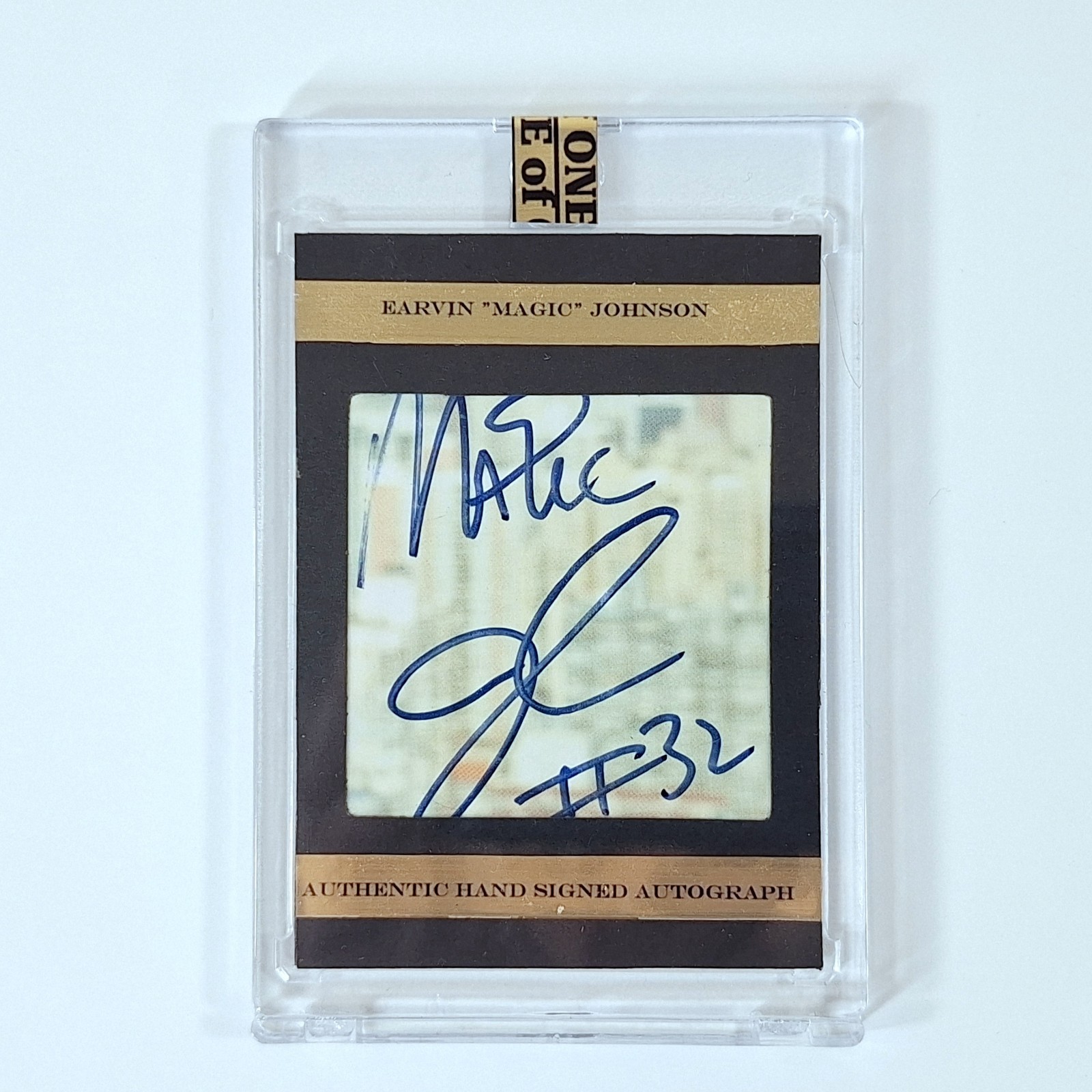 Magic Johnson Encased Relic Cut Auto Gold 1/1 - LA Lakers - FREE SHIPPING view 10