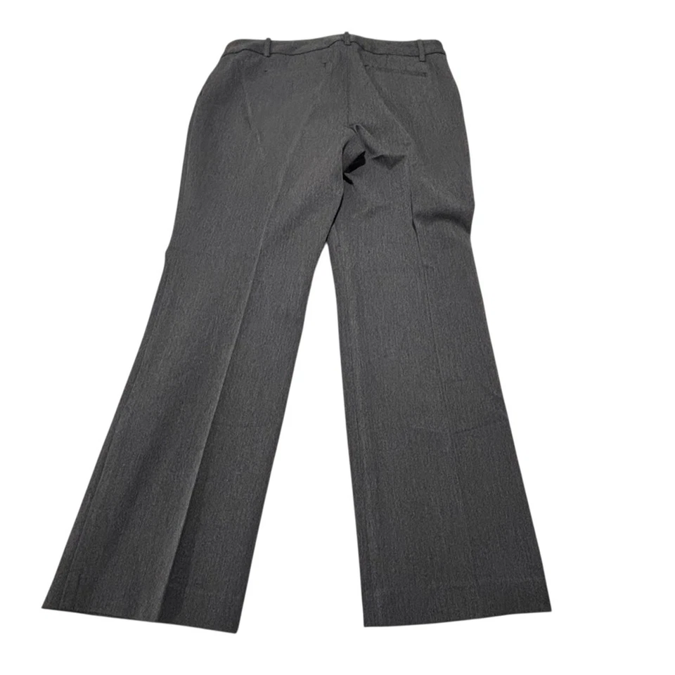 Talbots Gray REFINED BI-STRETCH Barely Boot Cut Pants Size 12 PETITE SHORT New - Image 2 of 4