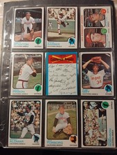 1973 Topps Baseball  Angeles Team Set Complete
