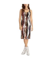NWT Rachel Rachel Roy Womens Veda Pink Sequin Sheath Party Cocktail Dress size M