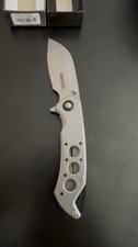 Wartech PWT384SL Spring Assisted Folding Pocket Knife Silver Stainless Steel EDC