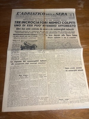 L Adriatico della Sera -March. 1942 - Aerosiluranti all attack