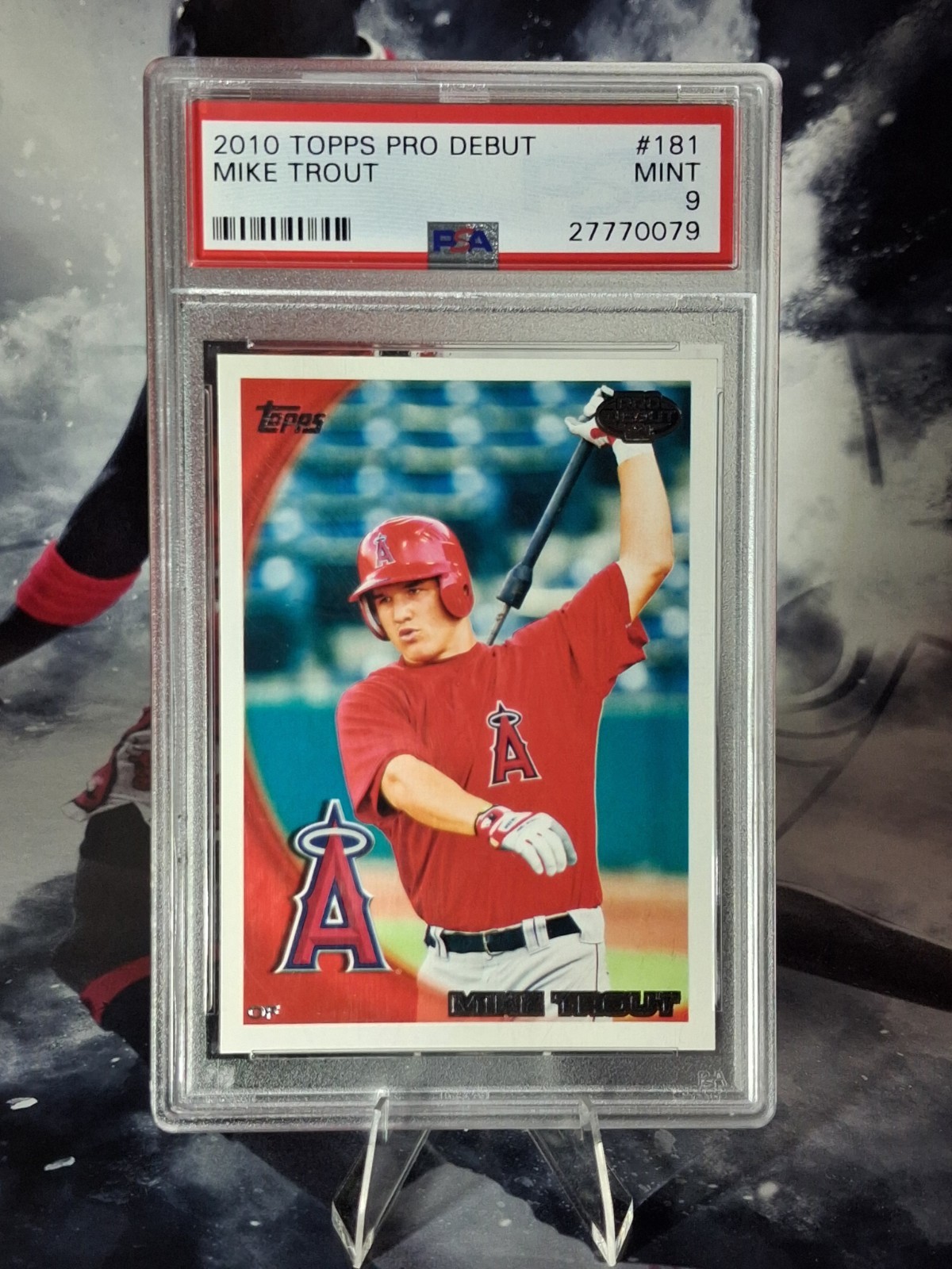 2010 Topps Pro Debut Mike Trout #181 Should Be A 10 view 3