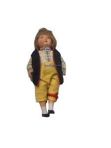 Celluloid Sweden Boy Vintage 5 1/2 Inches Tall 