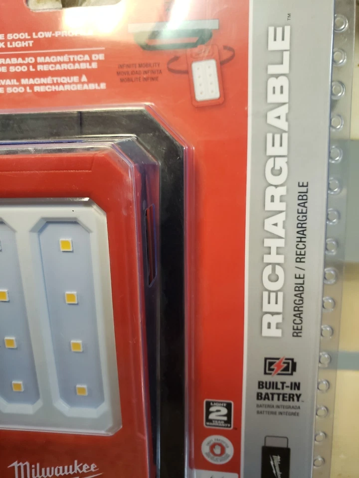 Milwaukee Tool 2013R Rechargeable Low-Profile Magnetic Task Light NEW - Image 4 of 4