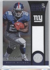 2012 Totally Certified Down and Dirty Materials 44/299 David Wilson #11 0b2