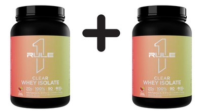 2 x Rule One Clear Whey Isolate, Cherry Limeade - 689g (79,82 EUR/kg)