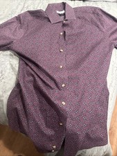Bar III Men's Slim Fit Dress Shirt Medium, 15-15.5" Long Sleeve