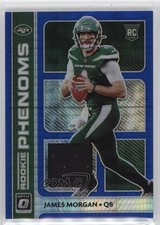 2020 Panini Donruss Optic Rookie Phenoms Blue Hyper Prizm James Morgan 19bw