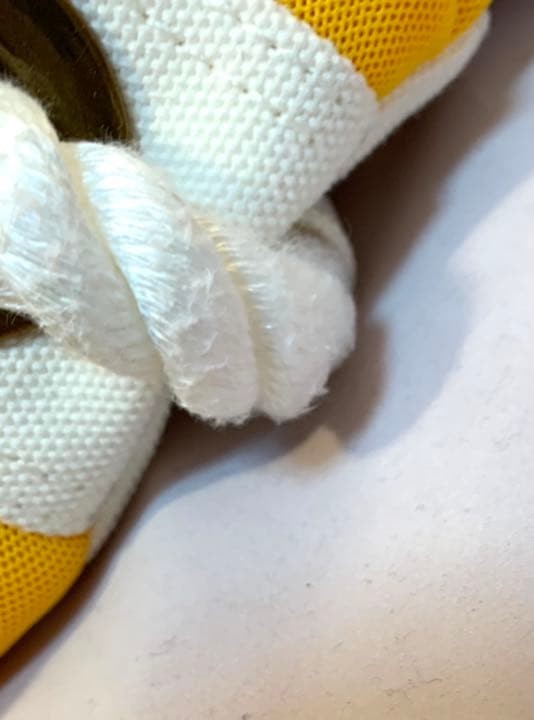 Burberry Blue Label Tote Bag Yellow Canvas Rope Handle Rare Design Japan New thumbnail 19