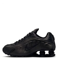Big Kid's Nike SHOX R4 Black/Black-Black CW2626 003 