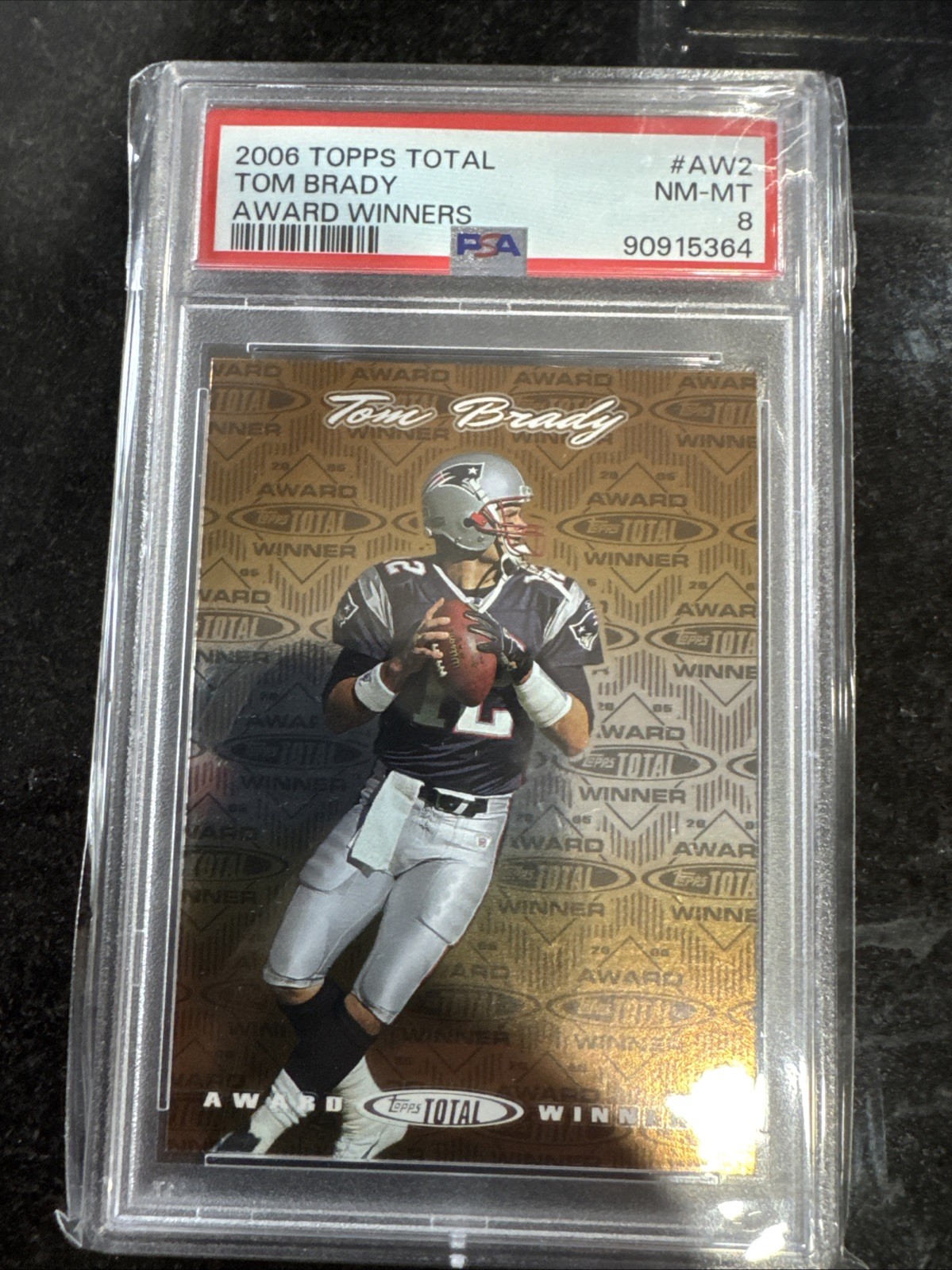 2006 Topps Total - Award Winners Tom Brady #AW2
