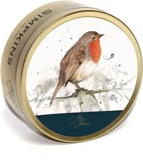 Simpkins Mixed Fruit Drops Robin Tin Meg Hawkins Travel Sweets Hard boiled 175g