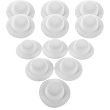 30pcs Snowman Hats for Crafts Mini Top Felt Top Small Hats Craft for Christmas